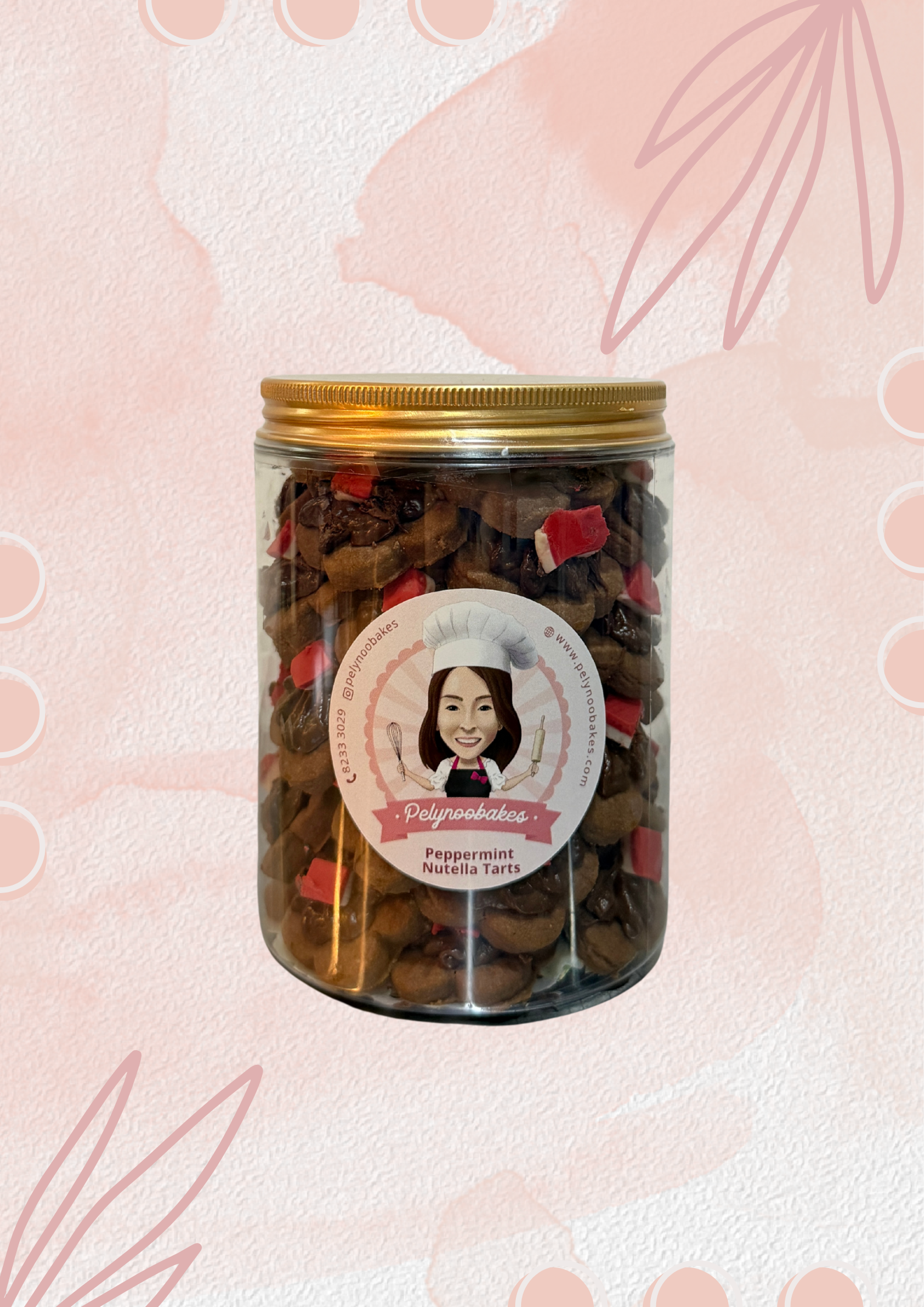 Peppermint Nutella Tarts_1