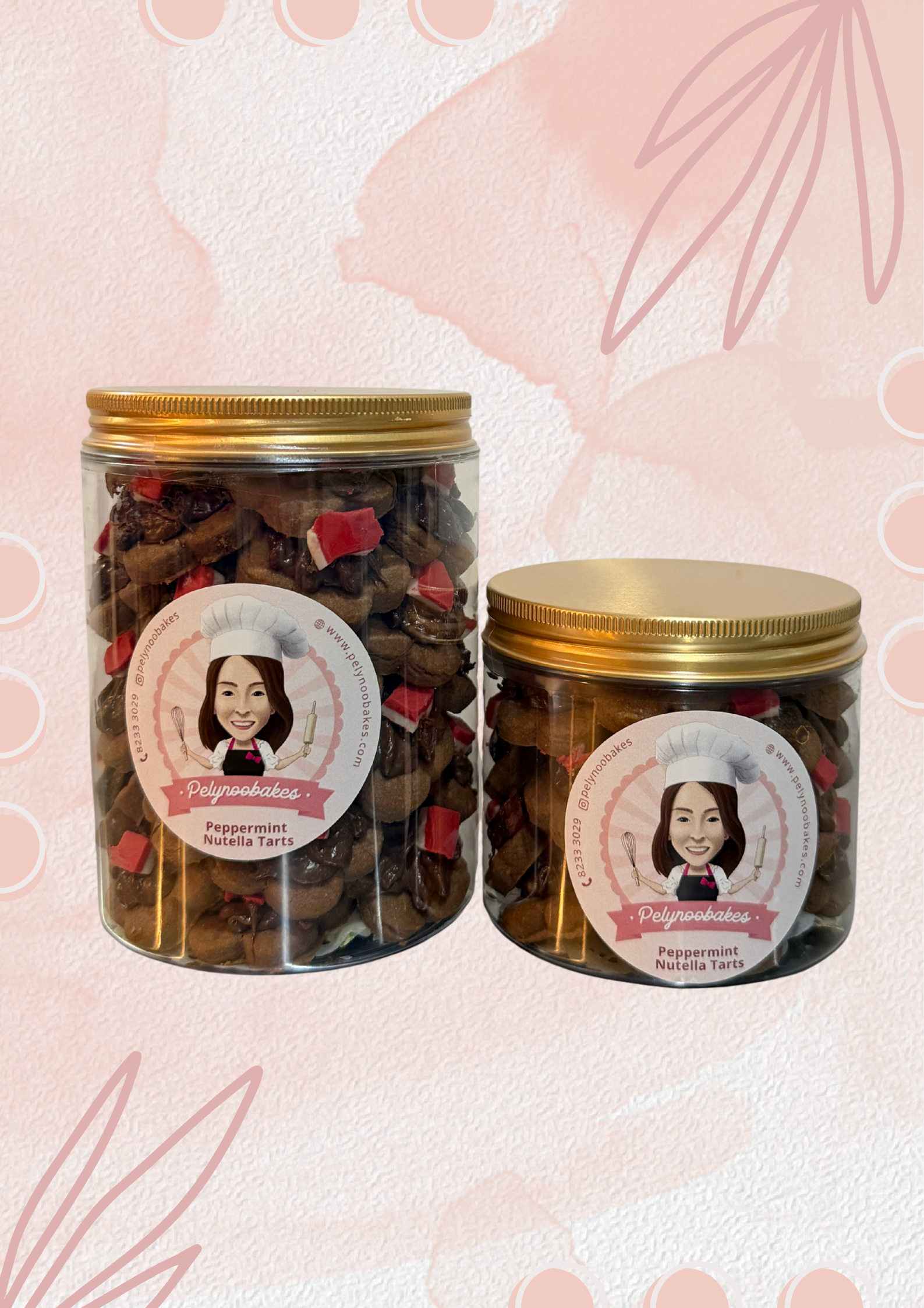 Peppermint Nutella Tarts_0