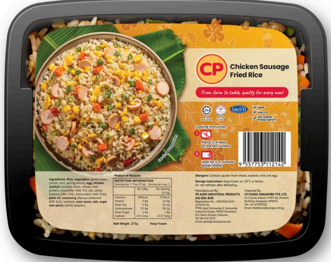 *Promo 2 For 1* CP Ready Meals - Chicken Sausage Fried Rice _0