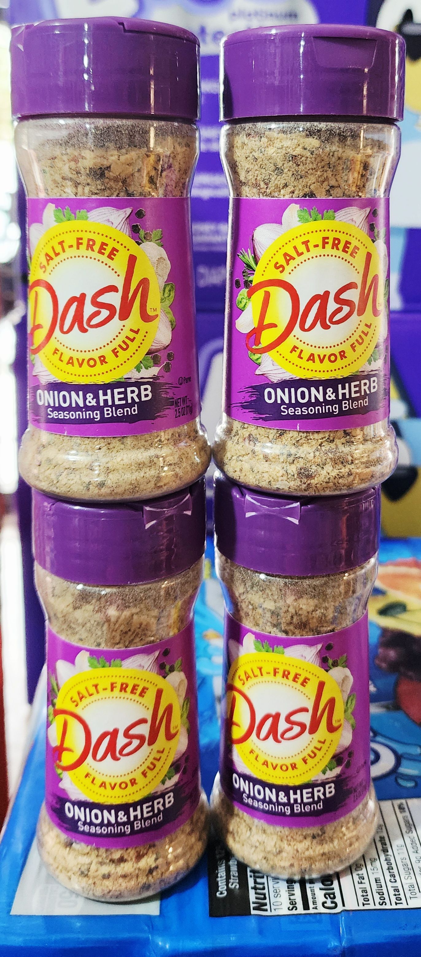 Dash Onion & Herb Seasoning Blend, Salt Free, Kosher, 2.5 oz_0