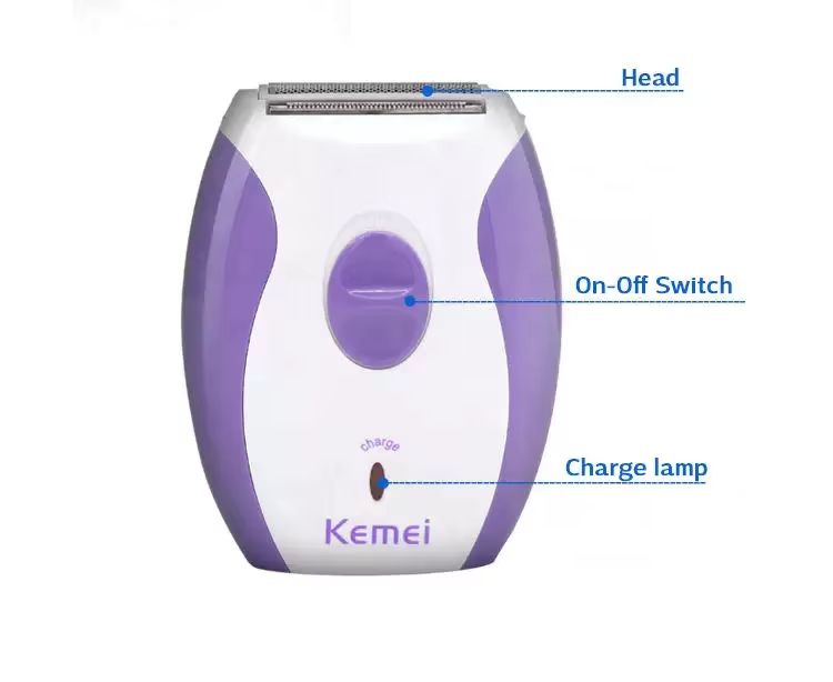 Épilateur-rasoir rechargeable Kemei KM-280R pour femmes_2