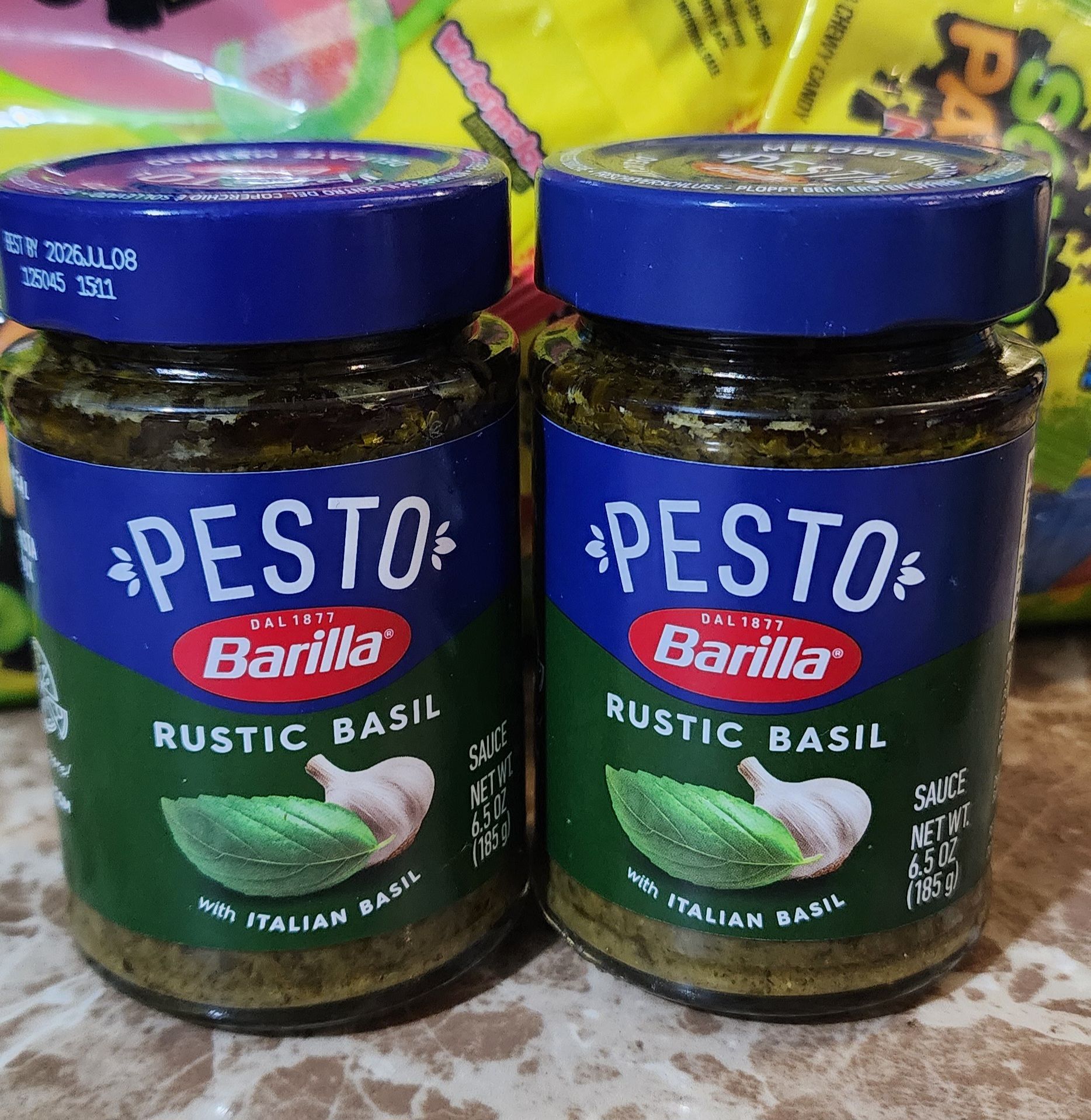 Pesto barilla rustic basil with Italian basil 6.5 oz_0