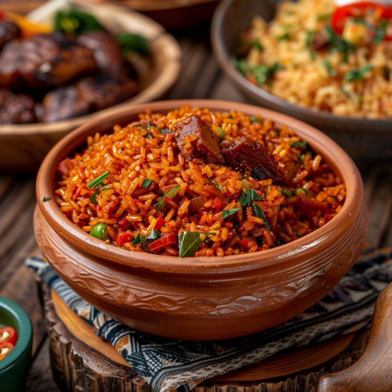 NIGERIAN JOLLOF RICE DINNER _1