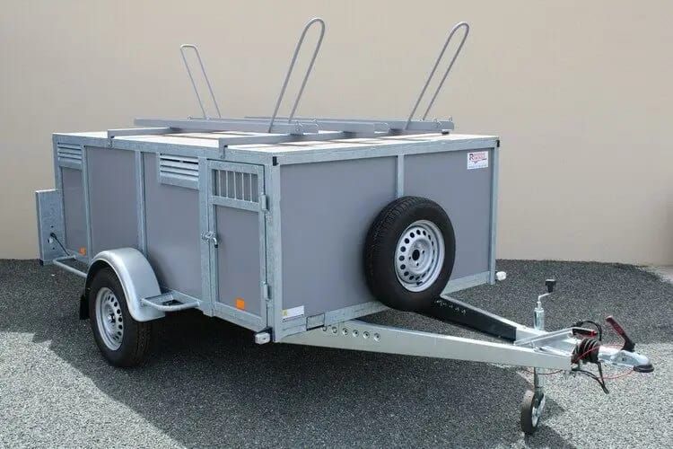 Remolque para 6 perros: resistente y funcional_1