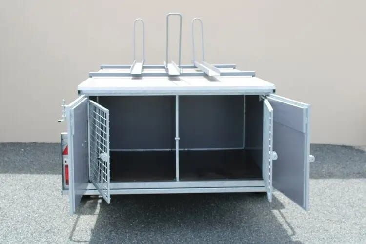Remolque para 6 perros: resistente y funcional_3