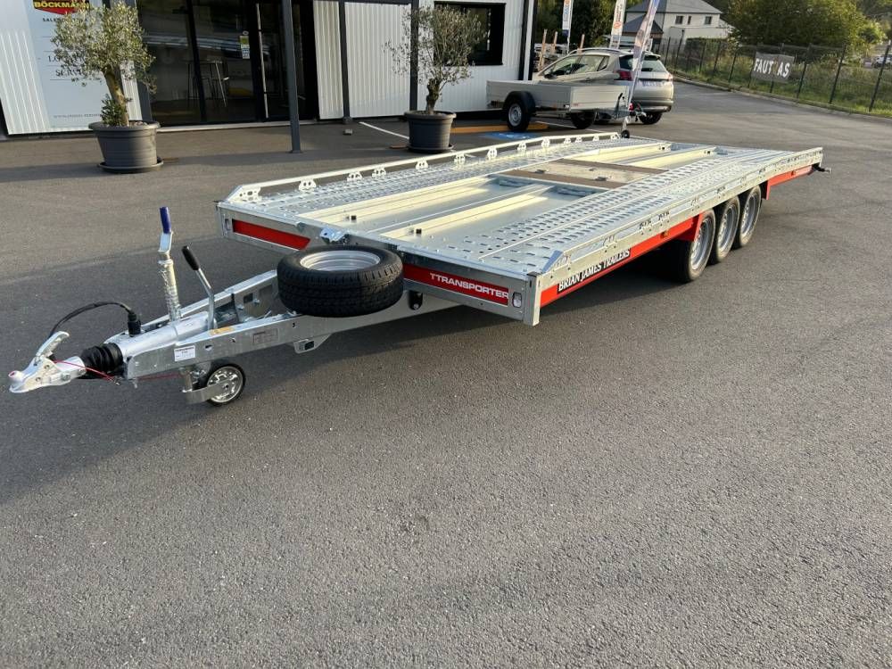 Remorque porte-voiture Brian James T Transporter 5,50 m – 3 essieux_1
