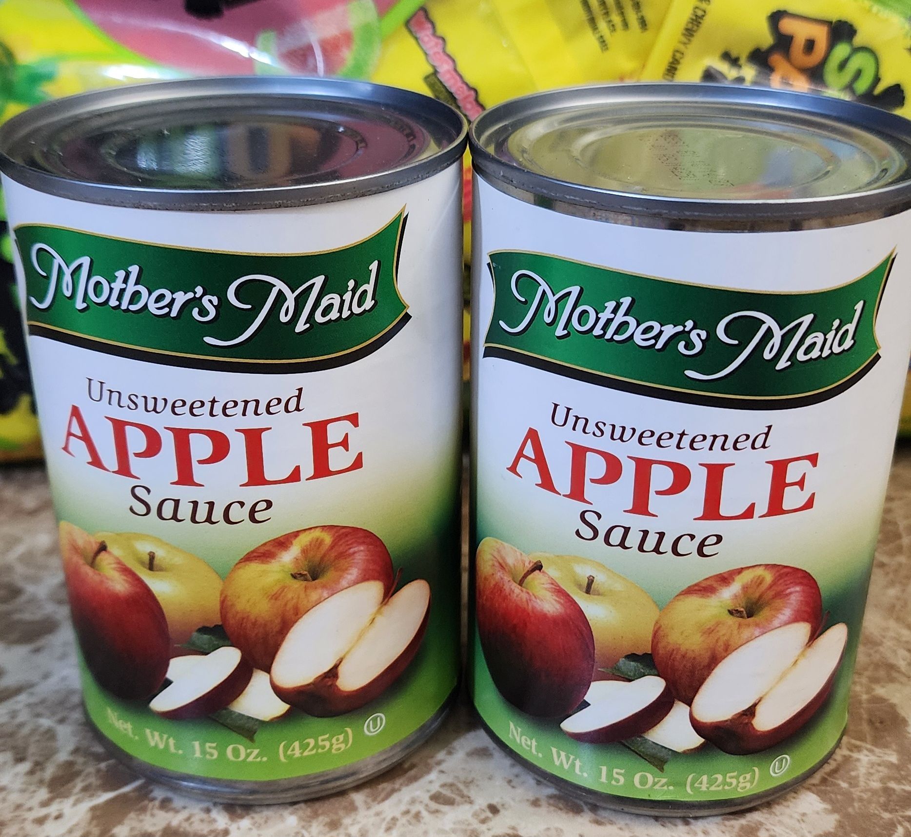 Mother maid unsweetened apple sauce 15 oz _0