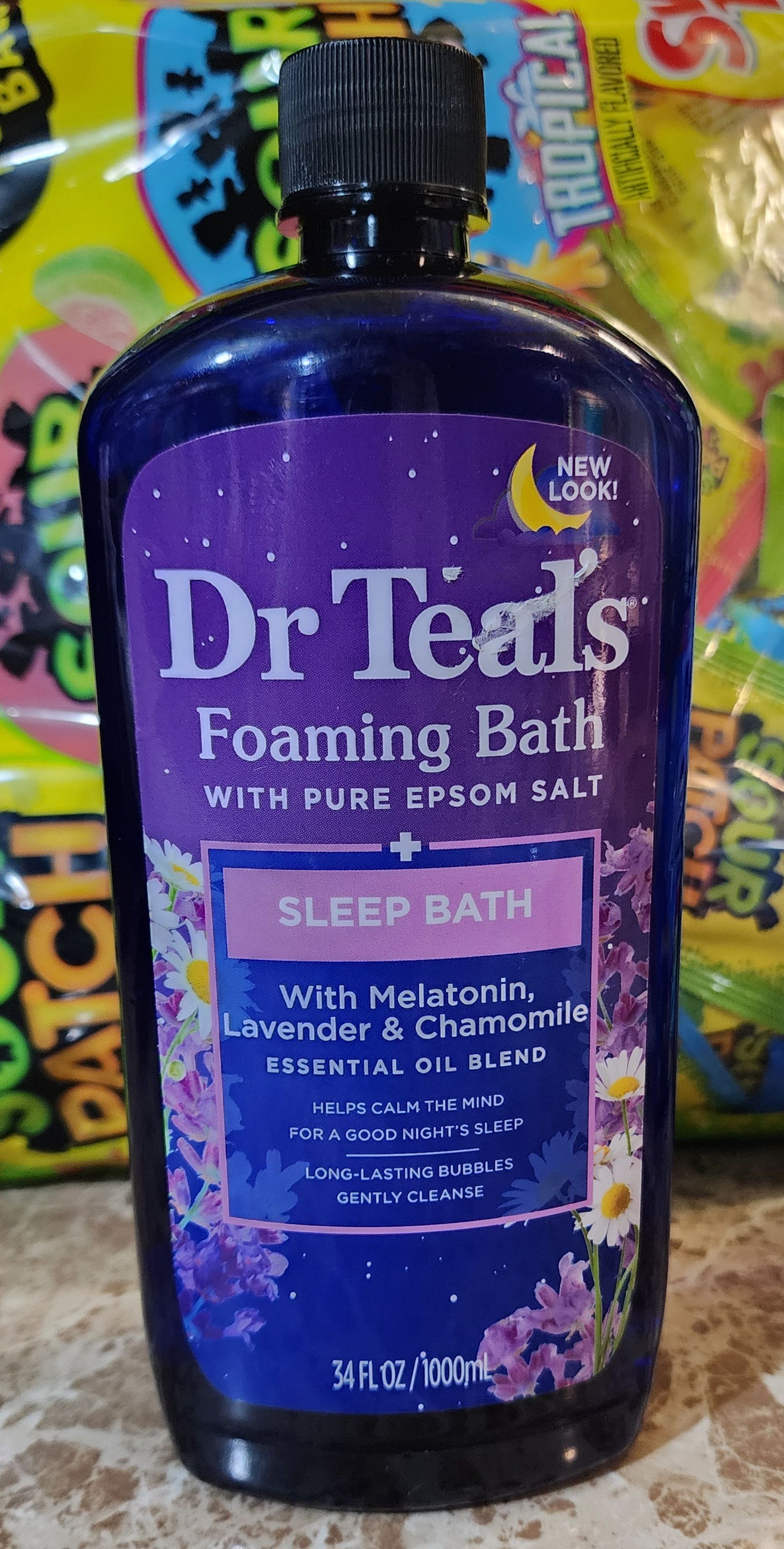 Dr teals foaming bath with pure Epsom salt 34 oz_0