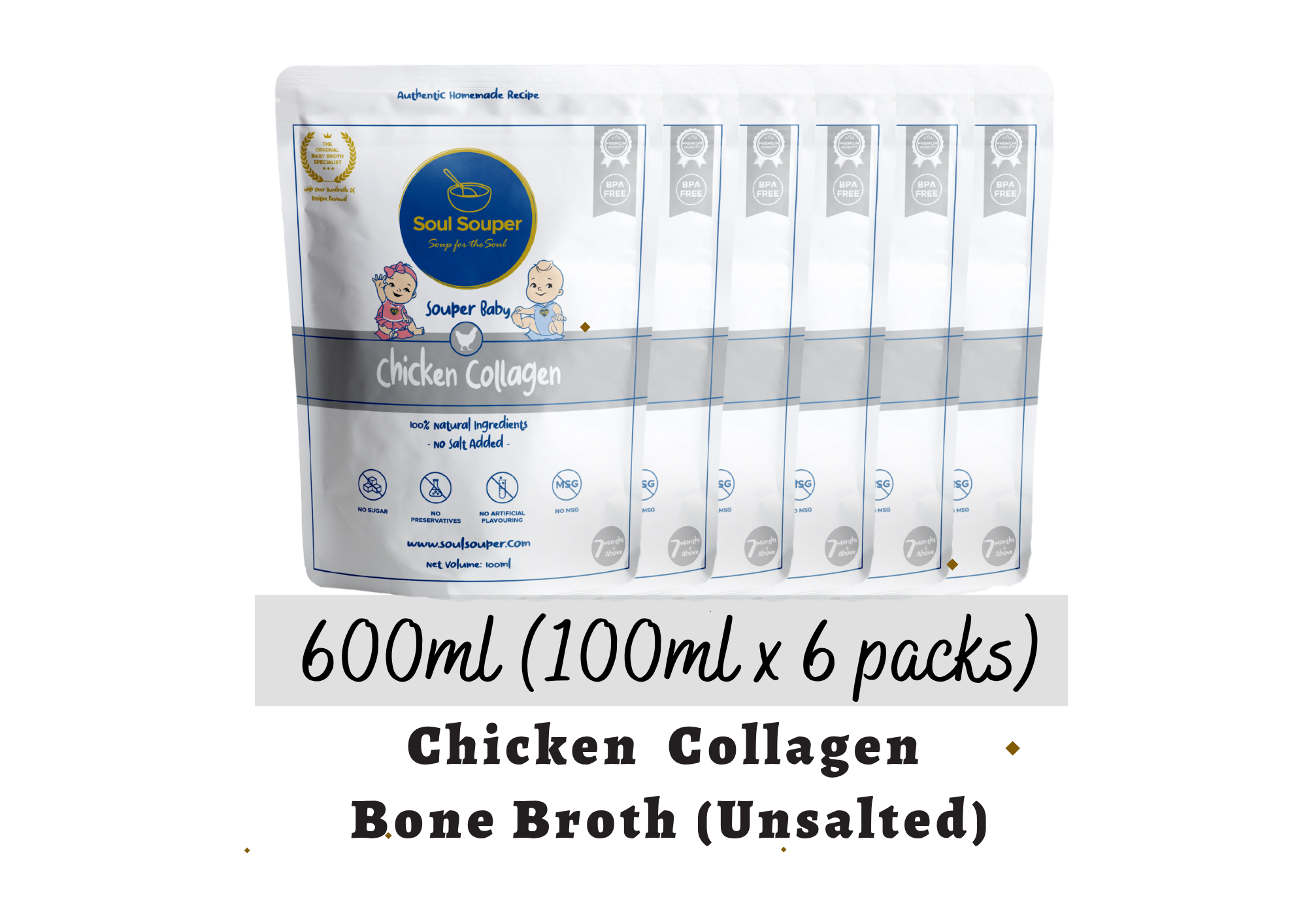 (7m+) Souper Baby (Unsalted) - 600ml (100ml x 6 packs)_13