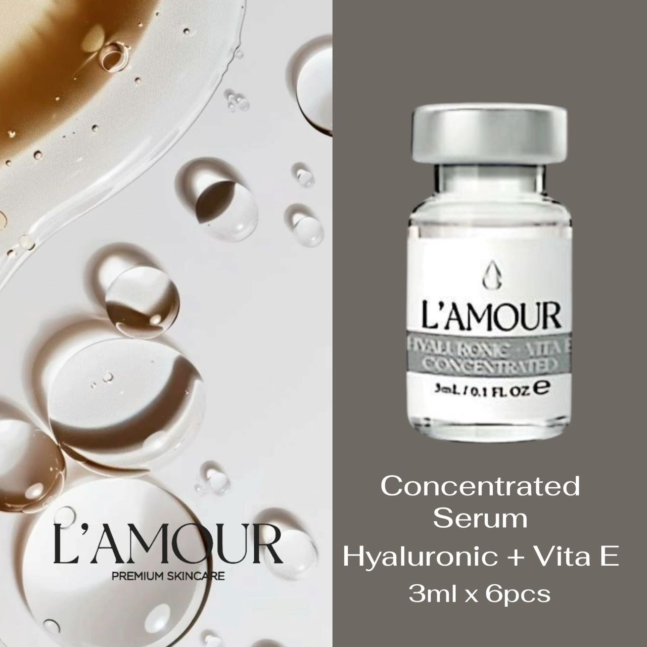 L'amour  Hyaluronic+Vita E Concentrated serum (6pcs)_0