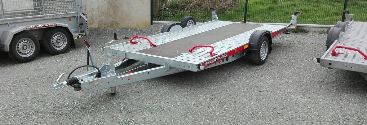Remorque porte-voiture Brian James A2 Transporter – 1 essieu (PTAC 1500 kg)_1