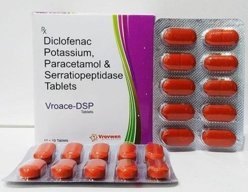 Paracetamol + Diclofenac Potassium + Serratiopeptidase Tablets 325 Mg Tablet_0