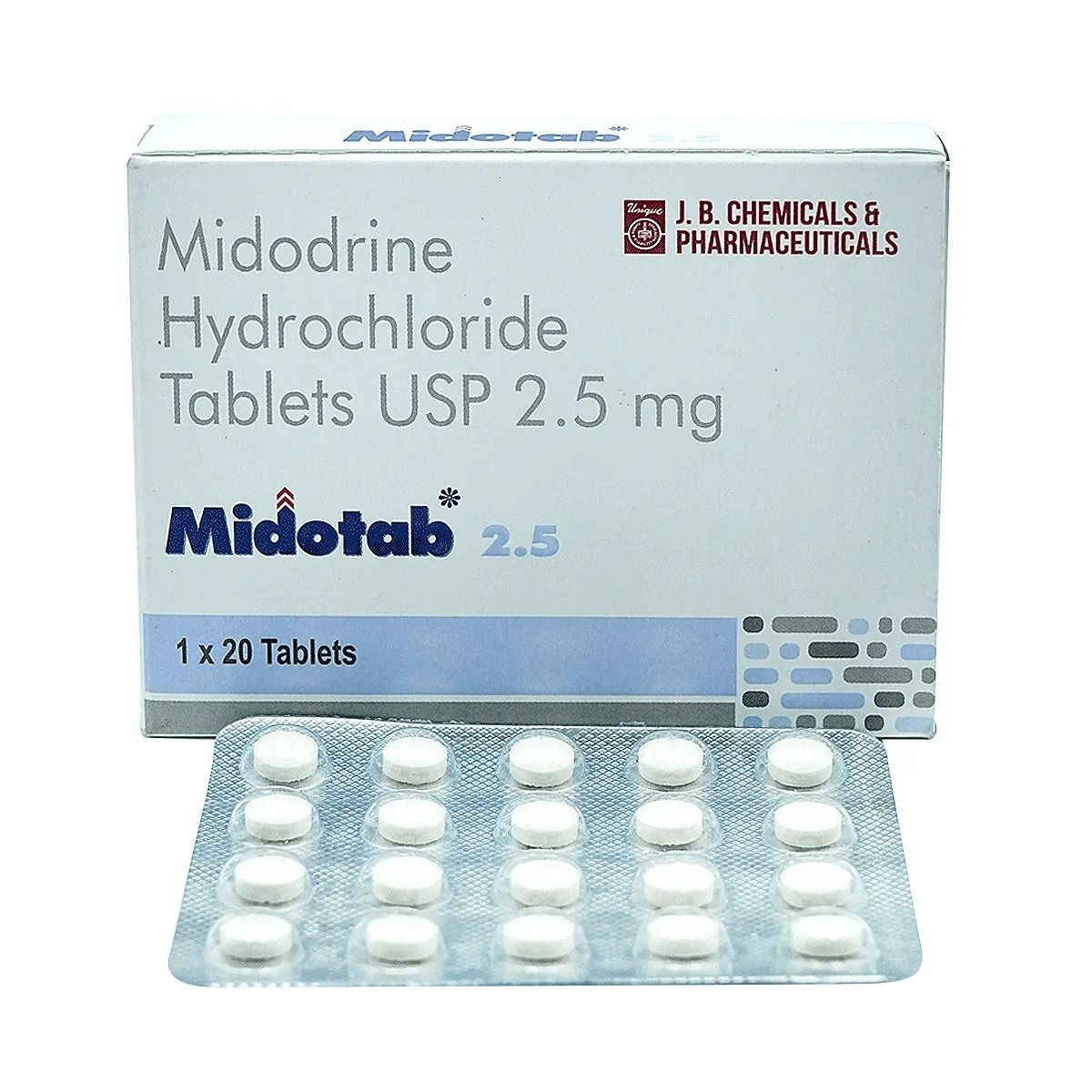 Midodrine Hydrochloride Tablets 2.5 Mg Tablet_0