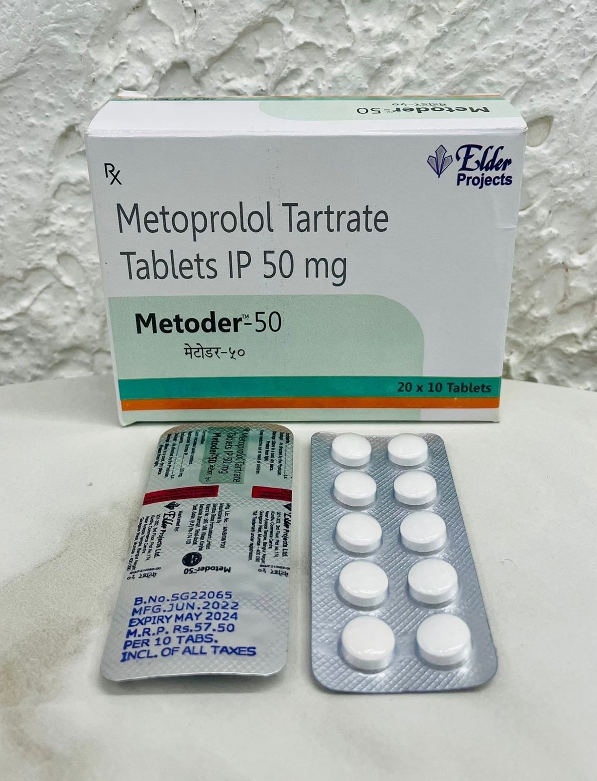 Metoprolol Tartrate 50mg Tablets_0