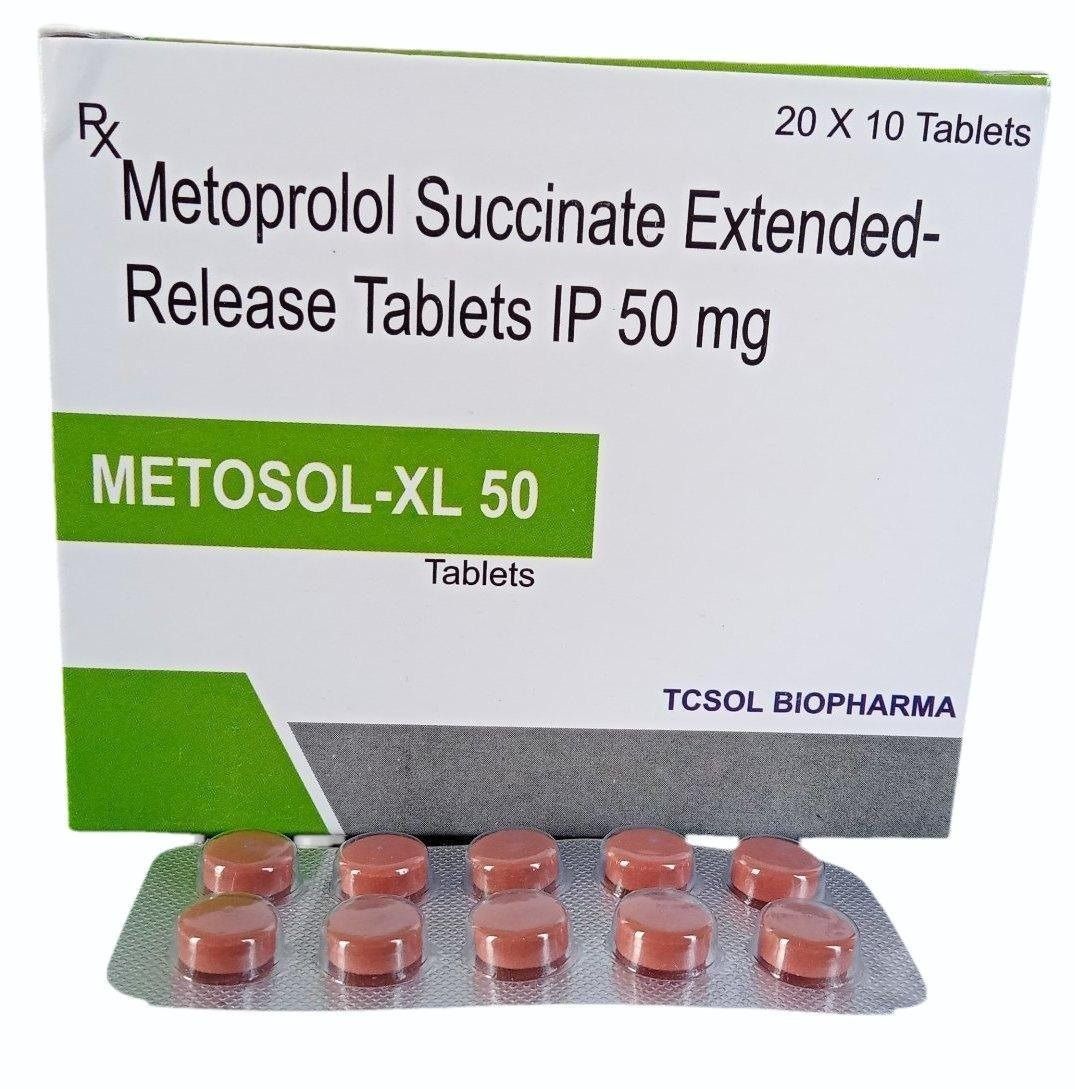 Metoprolol Succinate Extended Release Tablets IP 50mg_0