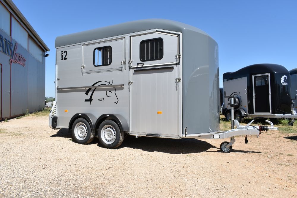 Van Cheval Liberté Maxi 2 – Gris hierro – 2 plazas (transporte en diagonal)_0