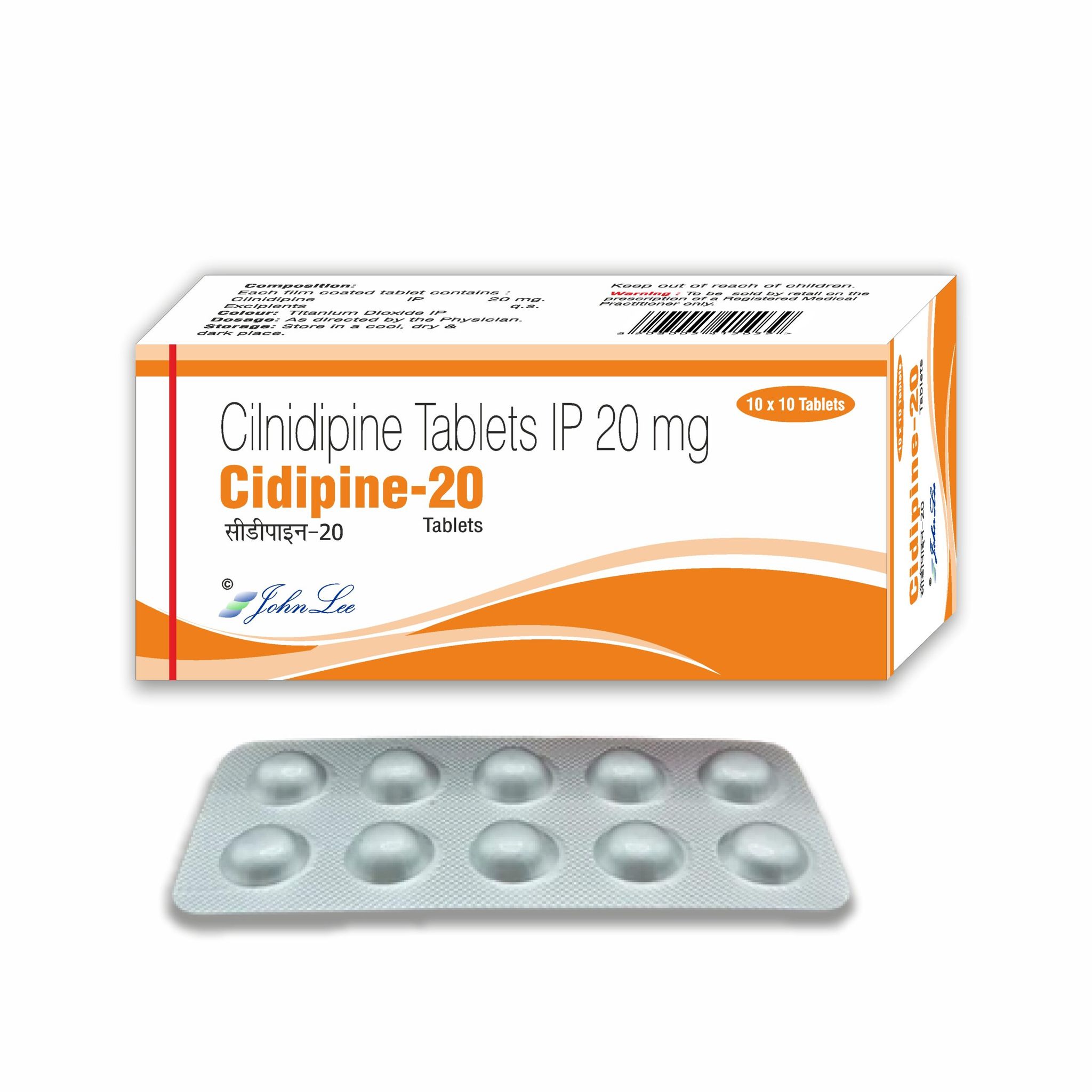Cilnidipine Tablets 20 Mg Tablet_0