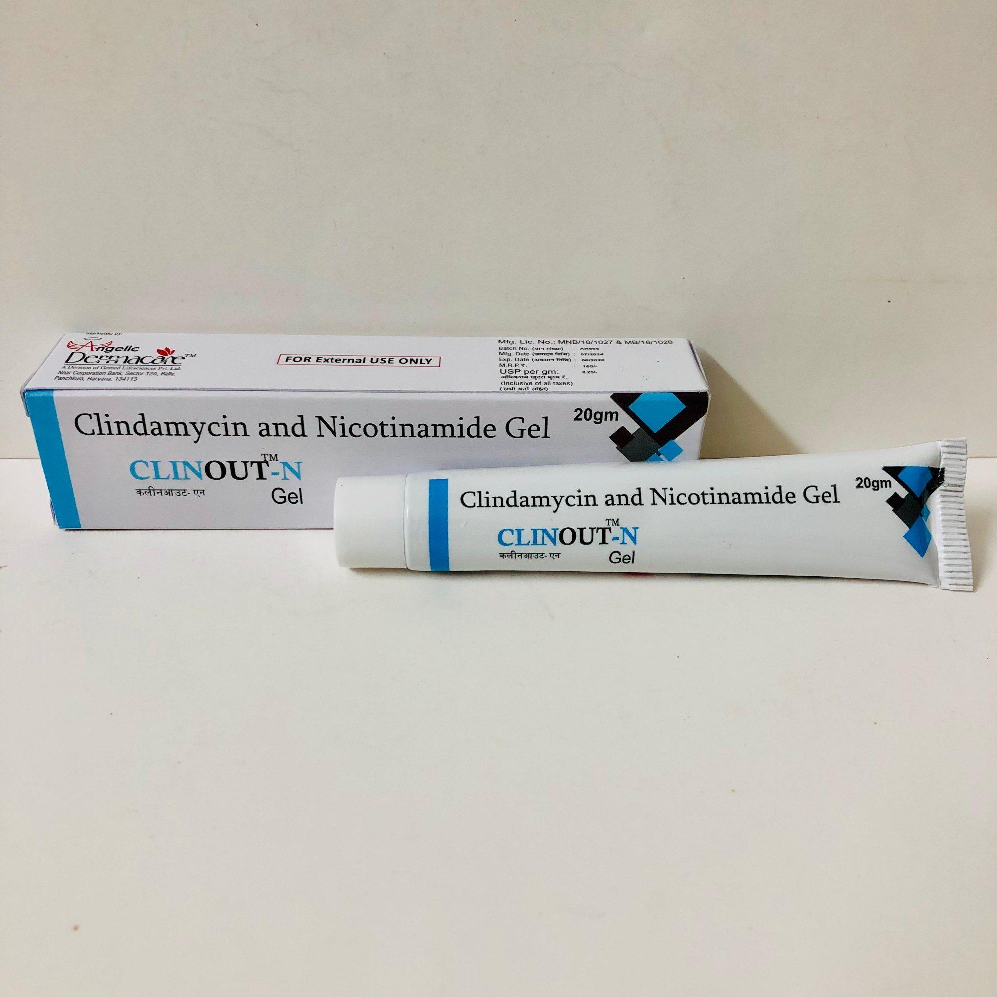 Clindamycin 1% W/W + Nicotinamide 4% W/W Gel 1% Gel_0