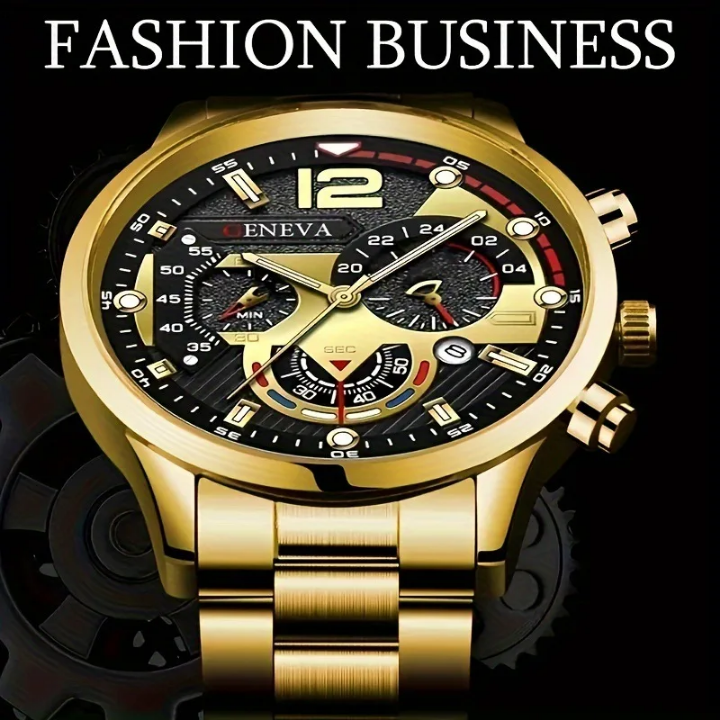 Élégante Montre-Bracelet Quartz Décontracté et professionnelle._9