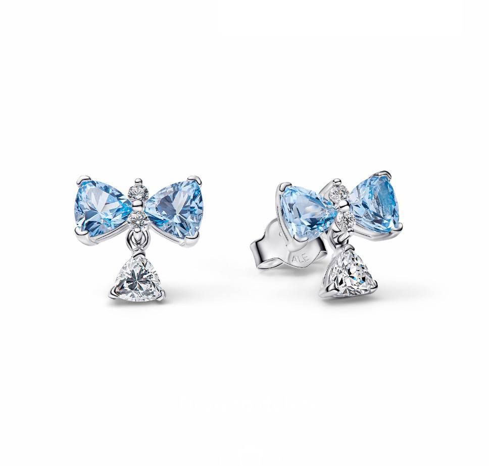 Colier fundiță albastră _1