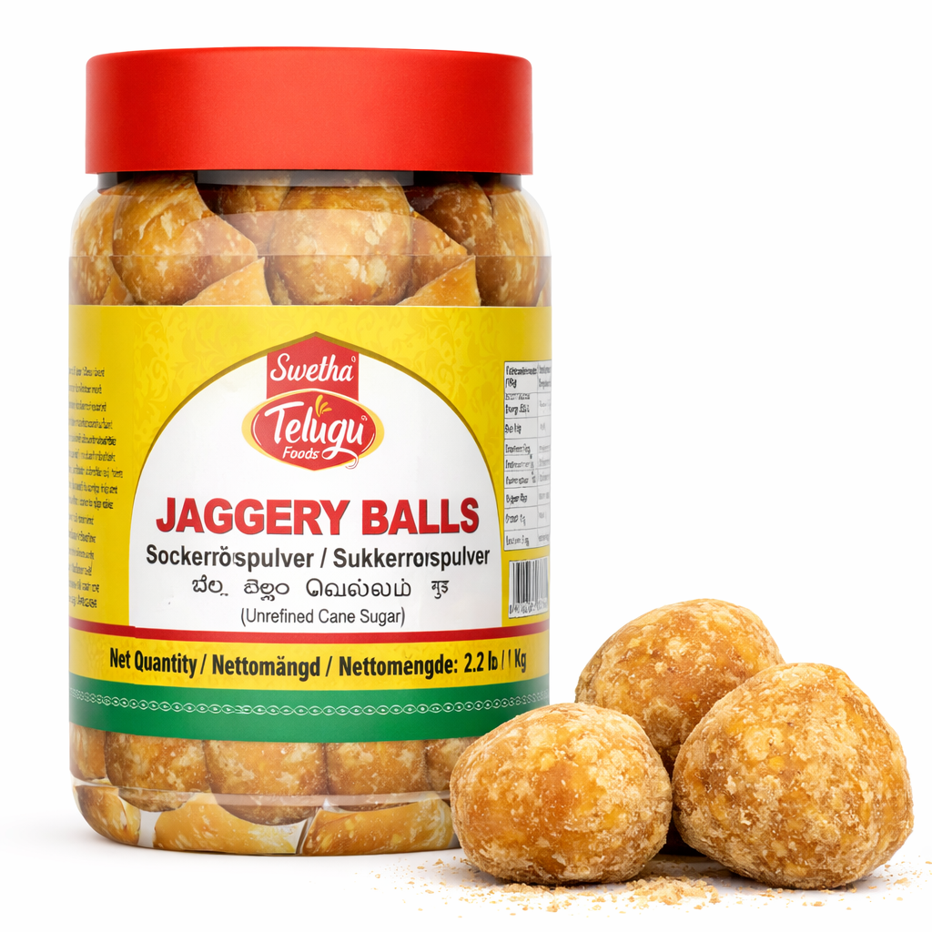 Telugu Foods Jaggery Balls 1kg_0