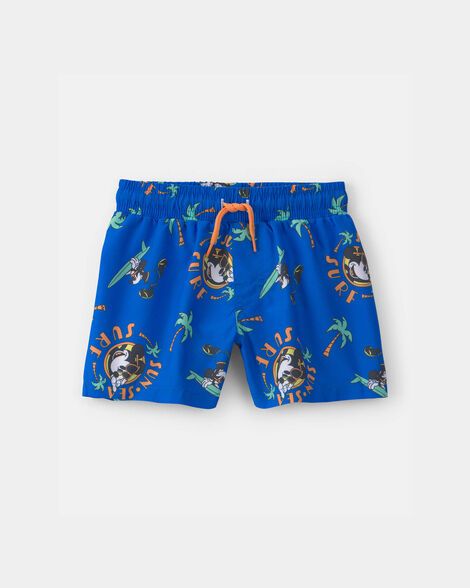 Toddler Boy Disney© Mickey Mouse Swim Trunks - Blue_0