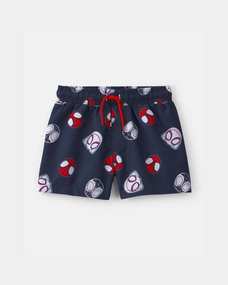 Toddler Boy ©Marvel Spider-Man Swim Trunks - Navy Blue_0
