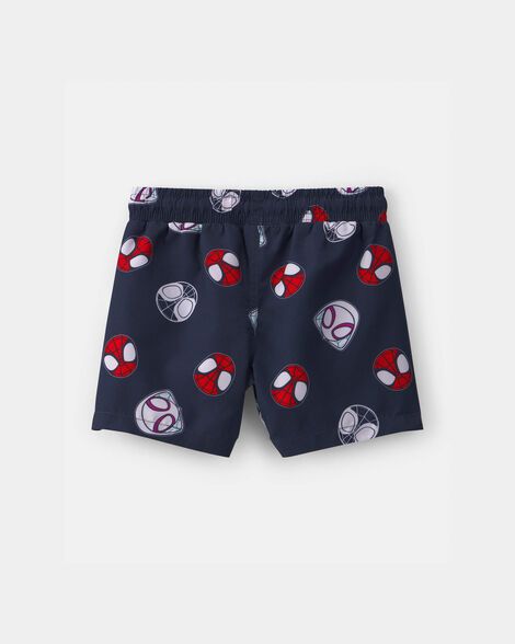 Toddler Boy ©Marvel Spider-Man Swim Trunks - Navy Blue_1