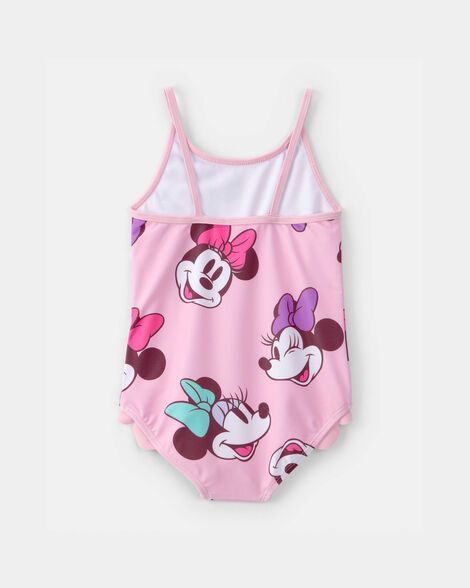 Toddler Girl 1-Piece Disney© Minnie Mouse Swimsuit - Pink_1
