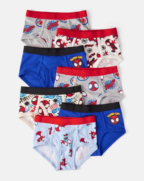 Toddler Boy 7-Pack ©Marvel Spider-Man Print Brief Underwear_0