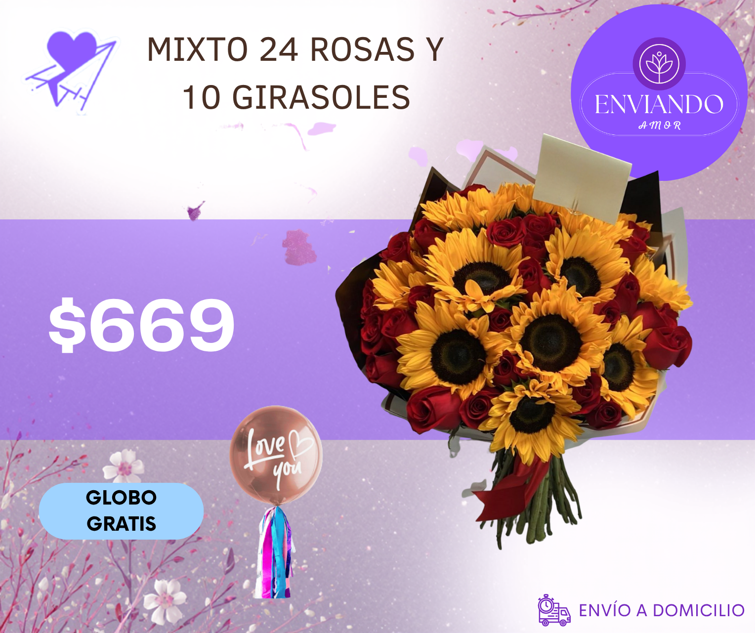 MIXTO 24 ROSAS Y 10 GIRASOLES_0
