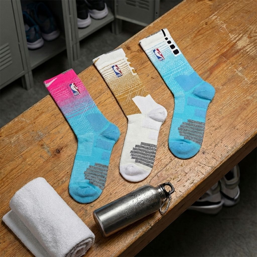 [10254] - Men’s Breathable Cushioned Sole Crew Socks– Sweat Absorbent, Breathable & All-day Comfort _7