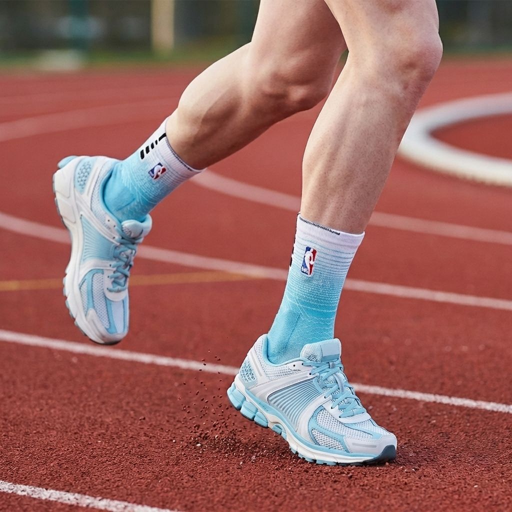 [10254] - Men’s Breathable Cushioned Sole Crew Socks– Sweat Absorbent, Breathable & All-day Comfort _8