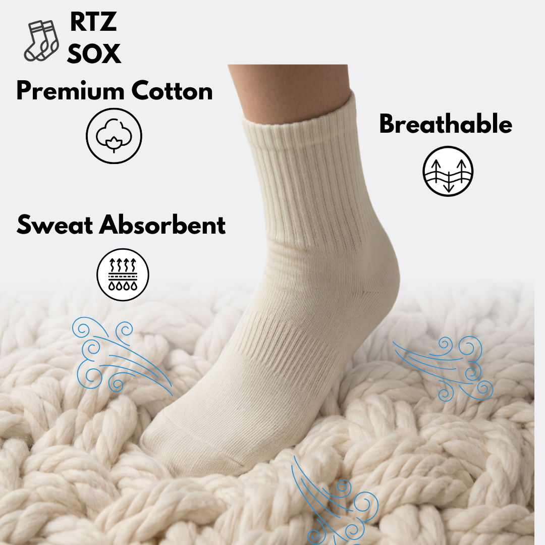 [10255] – Women’s Cotton Ankle Socks– Sweat Absorbent, Breathable & All-day Comfort_4