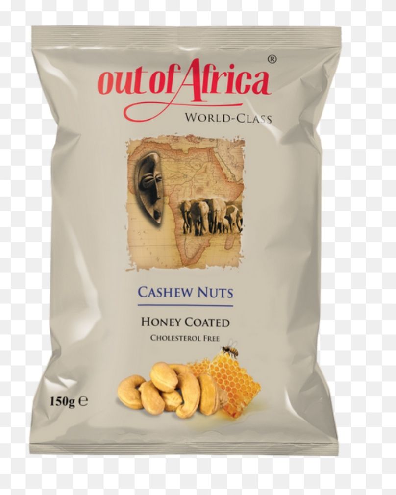 Out of africa cashew kernels honey coated 150g_0