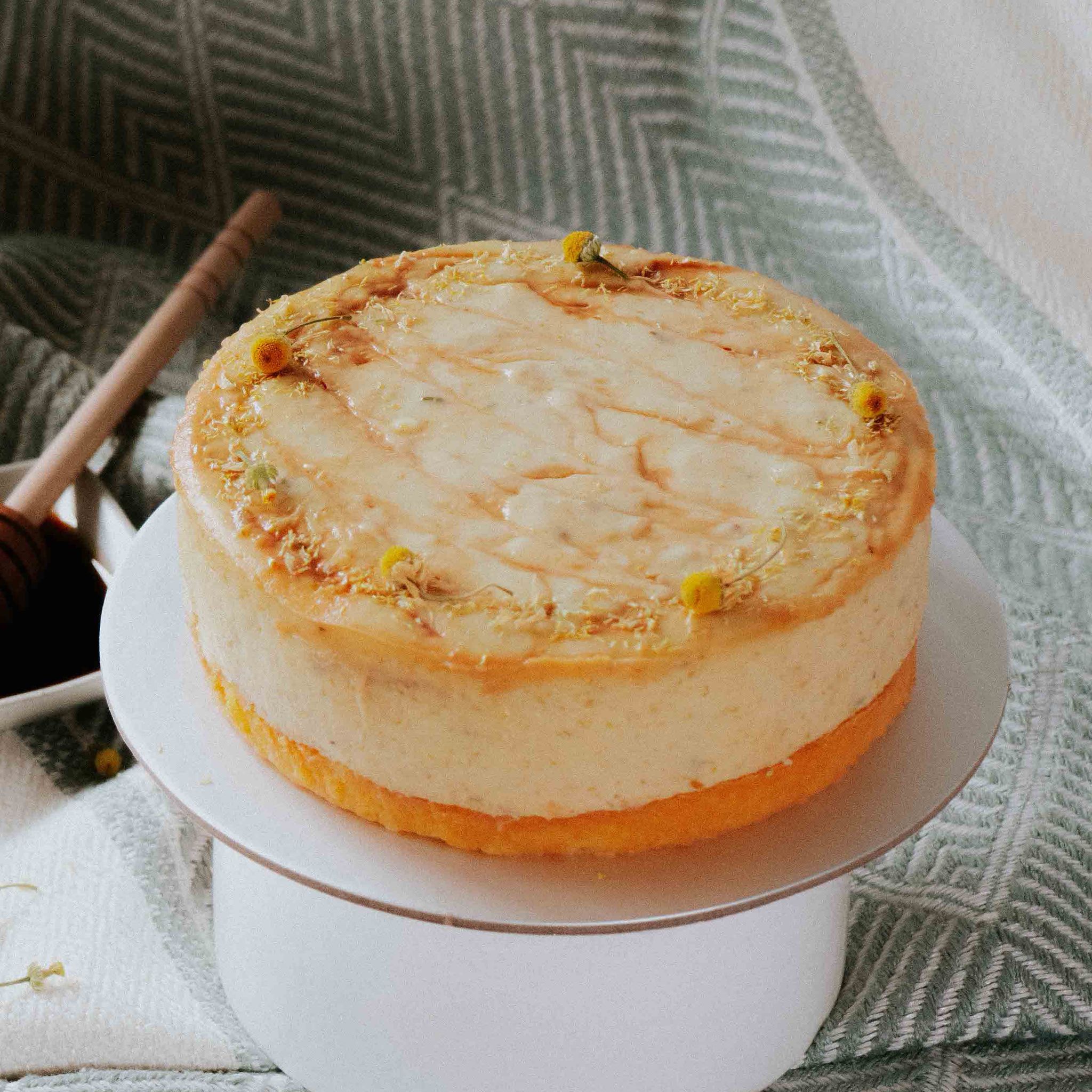 Chamomile Honey Cheesecake_0