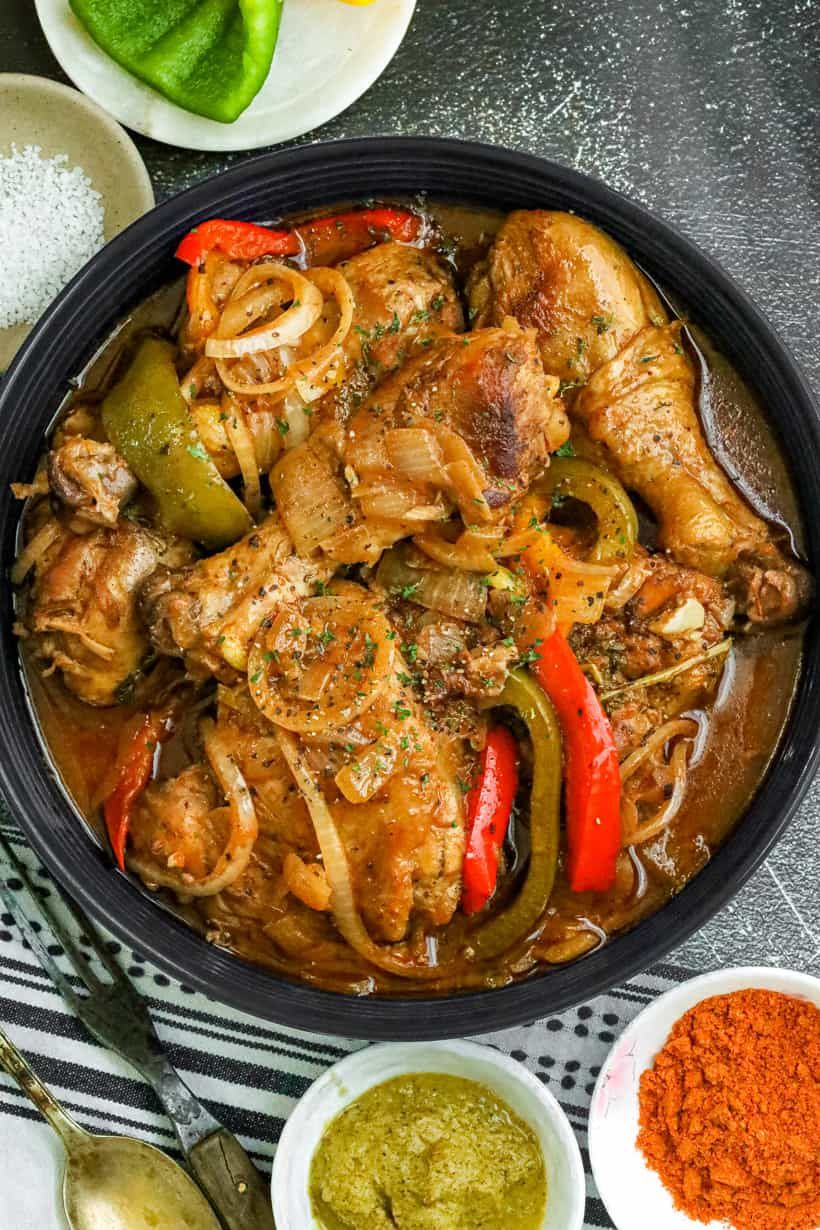 HAITIAN Chicken With Gravy (Poulet en Sauce) (12-5pm) _0
