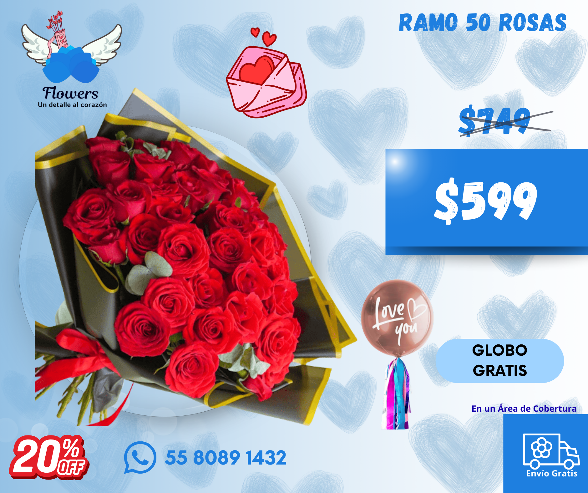 Ramo 50 rosas_0