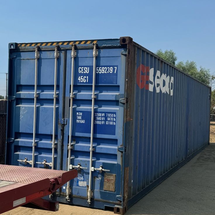 Contenedor marítimo de 40 pies – De segunda mano en buen estado_0
