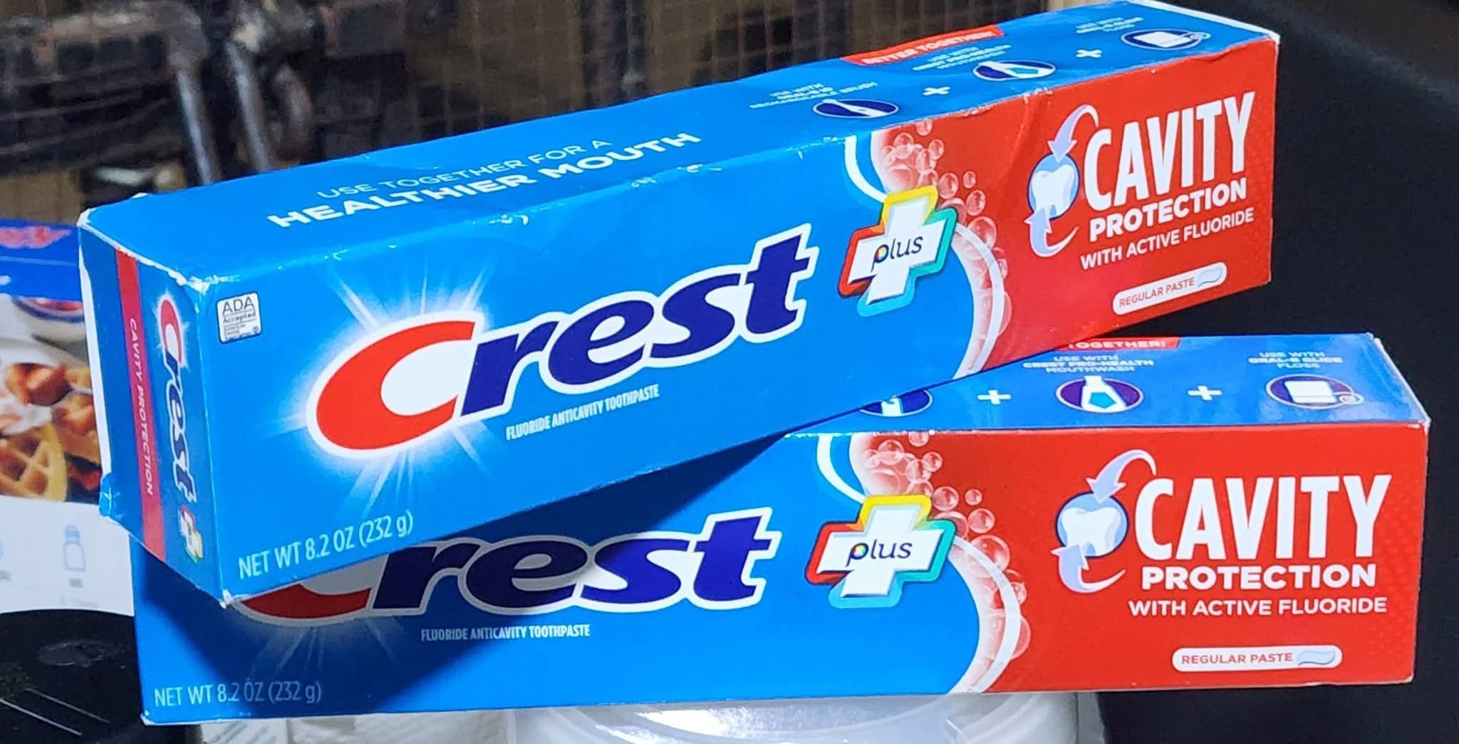 Crest plus cavity protection 8.2 oz _0