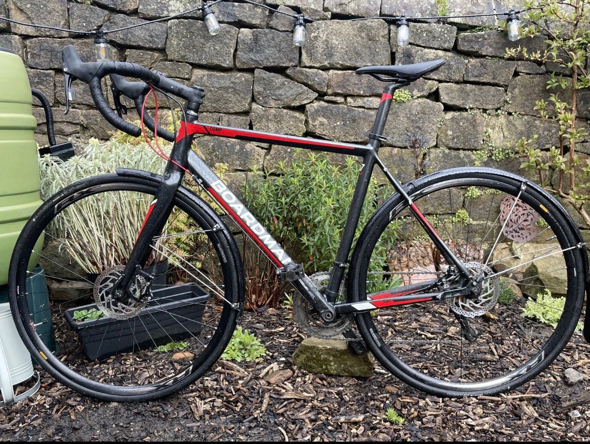 Boardman X7 Road Comp Disc – Upgraded Performance Road/CX Bike (Medium) + Extra Wheelset_2
