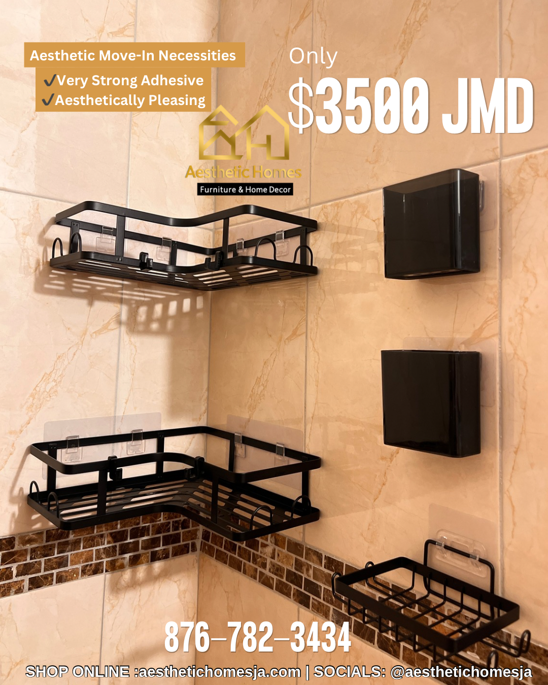 Aesthetic Corner Shower Caddy_3