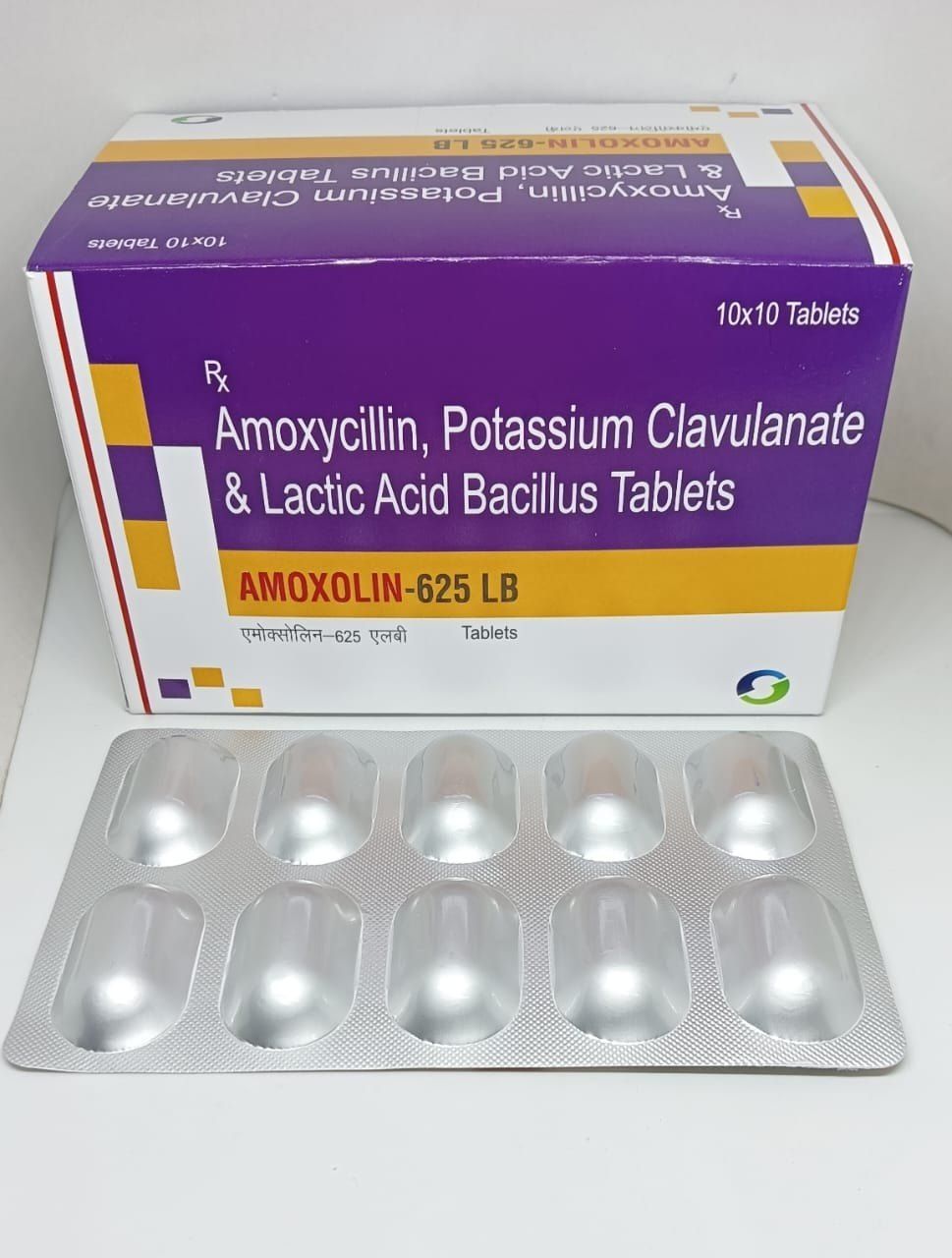 Amoxycillin + Clavulanic Acid + Lactic Acid Bacillius 60 Million Spores Tablets 500 Mg Tablet_0