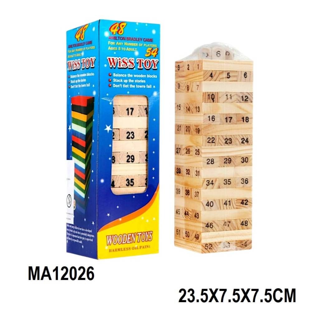 JENGA TOYS 54 BLOCK MM_0