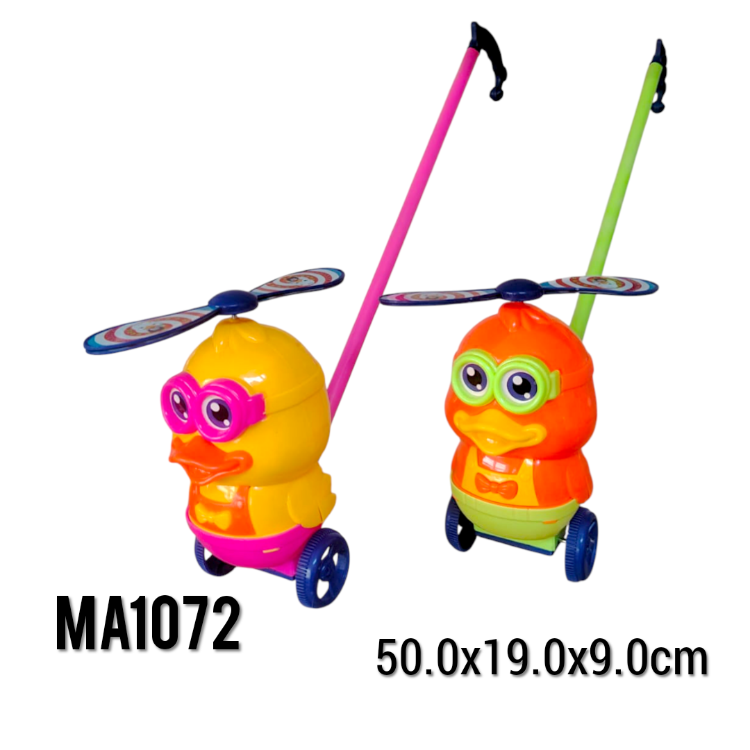 PUSHING TOY DUCK W/BELL_0