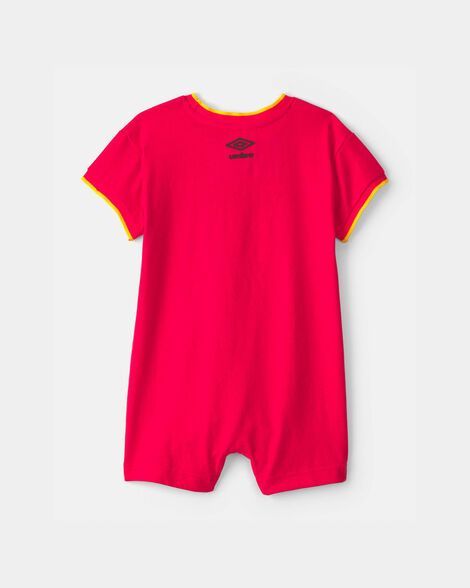 Baby Umbro Spain Soccer Romper - Red_2