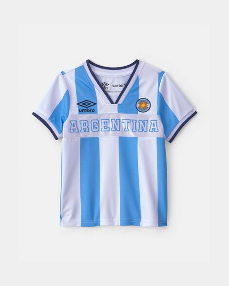 Toddler/Kids 2-Piece Umbro Argentina Soccer Jersey & Short Set _3