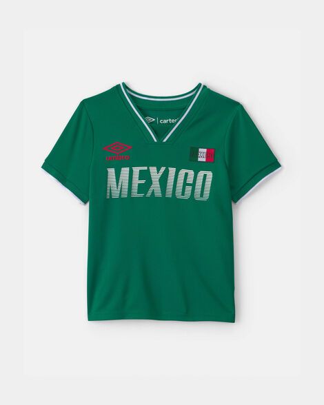 Toddler/Kids 2-Piece Umbro Mexico Soccer Jersey & Short Set_3