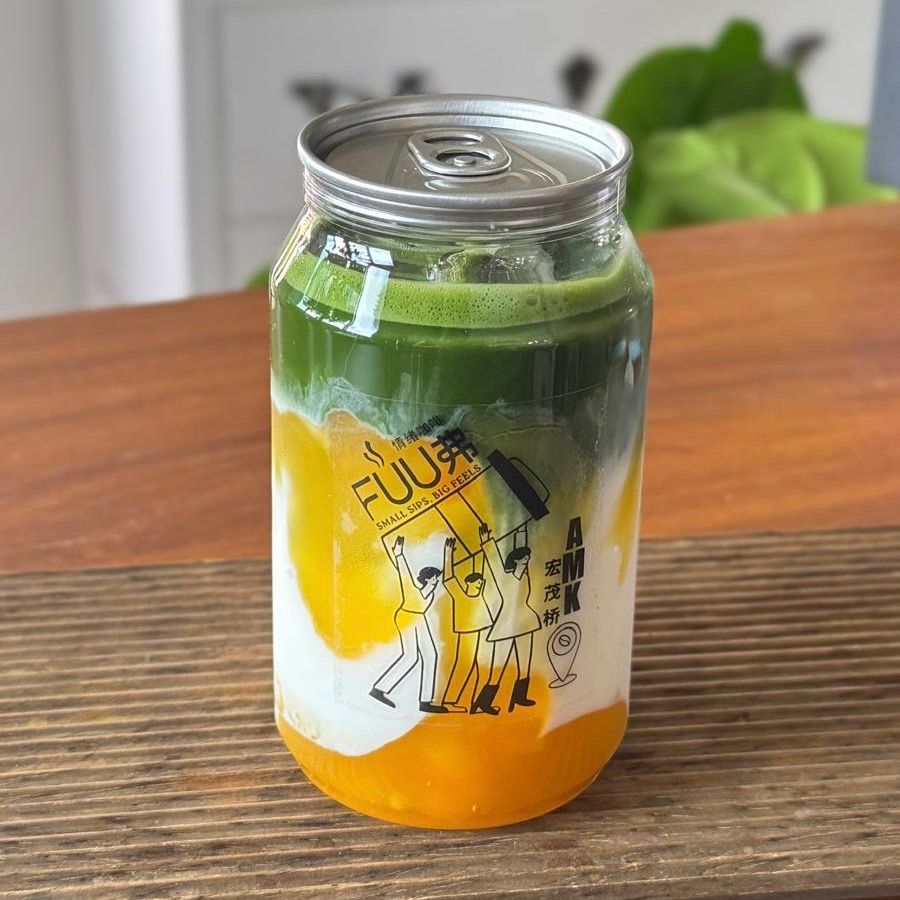 Iced 🥭Mango Matcha Latte  _0