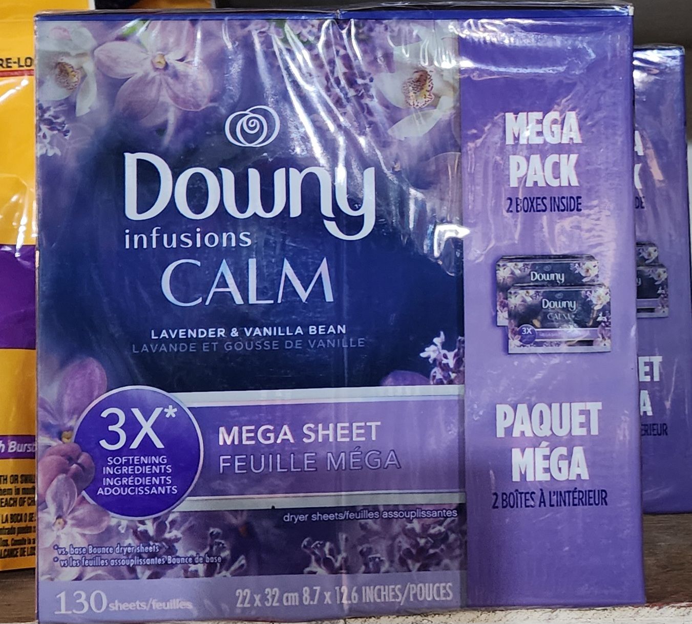 Downy infusion calm mega sheets 130 count_0